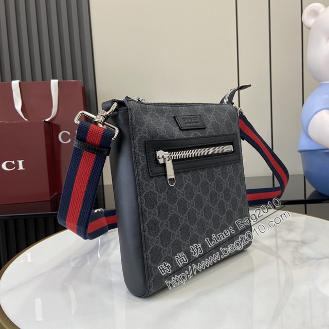 Gucci專櫃古馳最新款單肩斜挎男包 jh2719型號:  523599